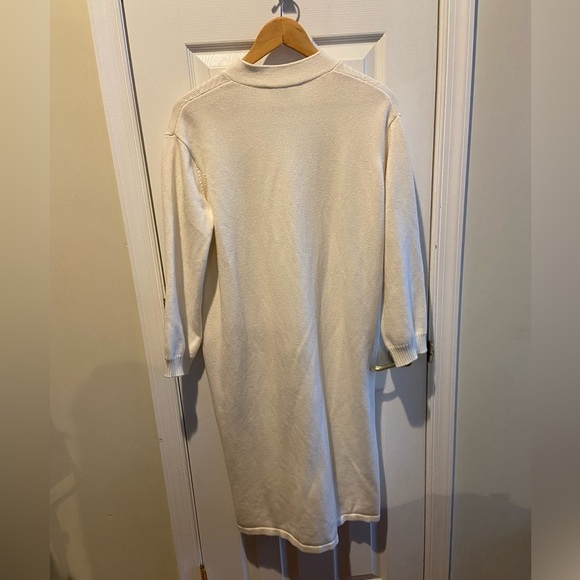 Toccin Long Cardigan Sweater Women XSmall Textured Oversized Slouchy Button Down - Picture 9 of 12